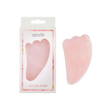 Azade rose Quartz Gua Sha Tool - sculpting
